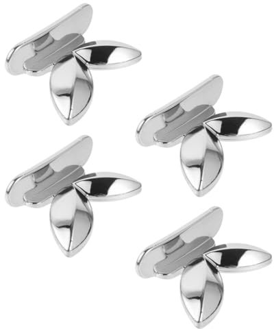 Ciieeo Butterfly Toilet Lid Lifter, 4pcs Creative Acrylic Toilet Seat Handle Lifter, Silver Butterfly Shape for Easy Lifting and Home Decor