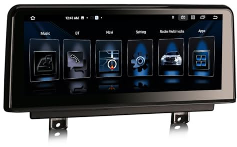 GONFEN 10,25 Zoll 8-Kern Android 13 DAB+ Autoradio für BMW 3er F30 F31 F34 4er F32 F33 F36 M3 F80 M4 F82 NBT mit GPS Navi CarPlay Android AUTO 4GB+64GB Bluetooth WiFi USB Idrive SWC IPS Bildschirm DVR