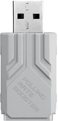 Asus - ROG Polling Rate Booster Blanc | Para ROG Gaming ratón/teclado, inalámbrico y con cable, hasta 8000Hz, ROG SpeedNova, sincronización mejorada con monitores