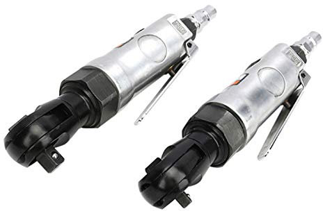 EGFheal Mini Air Ratchet Wrench, 1/4 & 3/8, Straight Shank Tool for Household Repair