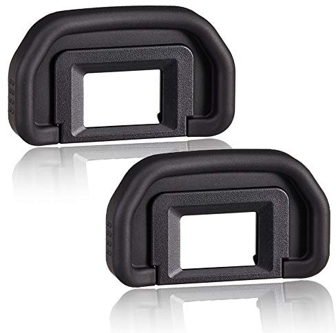 EOS 6D MarkⅡ Œilleton de viseur pour appareil photo numérique Canon EOS MarkⅡ/Ⅰ 6D MarkⅡ/Ⅰ 90D/80D/70D/60D/50D/40D/20D/5D [2 paquets] Remplacement oculaire EB, Fire Rock Camera Viewfinder Accessoires