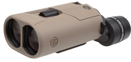 SIG SAUER Zulu6 FDE HDX OIS 10 x 30 mm wasserdichtes nebelsicheres tragbares Dachprismen-Fernglas mit Bildstabilisierung (SOZ6WP10)