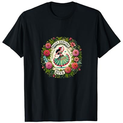 Bauchtanz Diva Illustration Bauchtanz T-Shirt