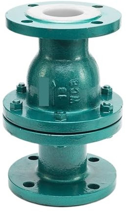 Clapet anti-retour Clapet anti-retour à battant à bride revêtu de PTFE en acier moulé en acier inoxydable H44F46-16 Clapet anti-retour revêtu de fluor DN15 20 25 32 40 50 65 80 100 125 150 200 Etc Cla