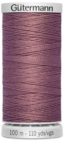 Gütermann Garn M782 Extra Stark Nähgarn Polyester 100m Nähmaschinengarn für alle stark beanspruchten Nähte (052 altrosa dunkel)