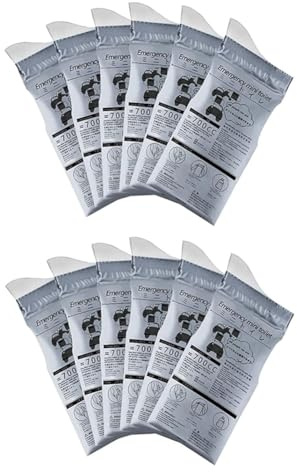 Kznifmk Borsa Orinatoio di Emergenza Monouso, Confezione da 12 Portatile Viaggio Borsa Urina Portatile di Emergenza
