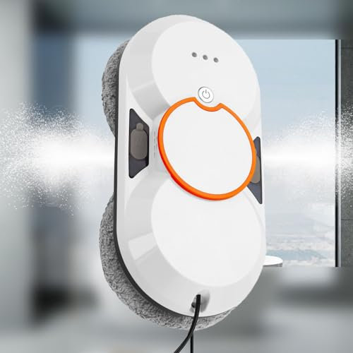 Hydravex Smart Window Cleaning Robot with Automatic Dual Water Spray, Robot Window Cleaner Intelligent Path Planning, Remote Control, Edge Detection Technology, for Windows Mirror Door