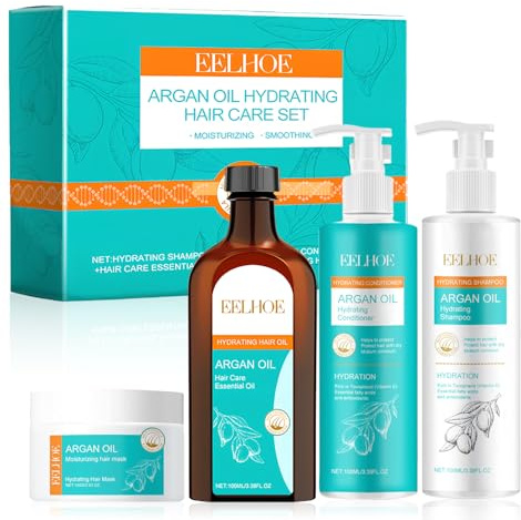 Morroconoil Shampoing et Après Shampoing, Argan Oil Morocco, Traitement Capillaire à l'huile de Morroconoil, Huile Cheveux Secs et Abimés