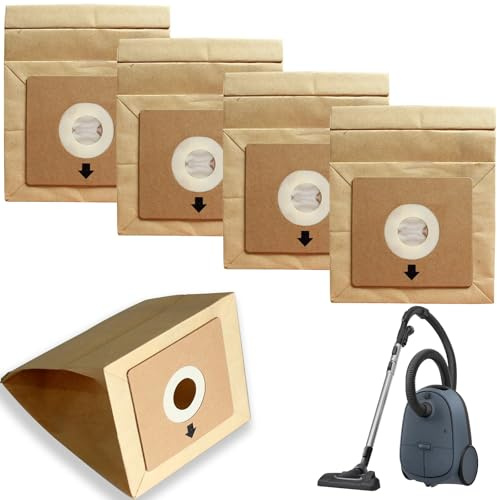 5 piece Vacuum Cleaner Bags for Bush Argos Model VCB35B15C1J7W-70 VYTRONIX RBC02 BC-402 BC-501 Argos Value VC-401 VC-402 Bush Hoover Bags, 3D Efficiency Paper Strong Paper Dust Bags Accessories