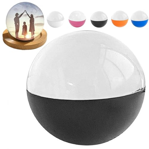 2.7 Personalized Crystal Ball with Digital Display – Upload Videos & Photos, Light-Up Memory Sphere with Electronic Screen,Custom Gift for Anniversary,Birthday,Wedding,Pet Memorial,Christmas