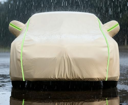 Funda Coche Exterior Impermeable para Citroen DS 1973-1975- Protección Total Anti-UV, Lluvia, Polvo Puede Utilizar en Exteriores e Interiores, Medida Cubierta Coche