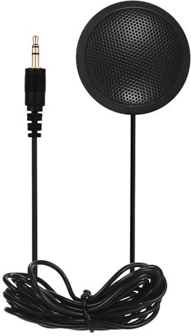 Microphone omnidirectionnel de bureau avec prise jack 3 5 mm pour enregistreur d'ordinateur, stylo, micro portable haute sensibilité, câble de 2 m, vidéoconférence, réunion, webcast sur Internet