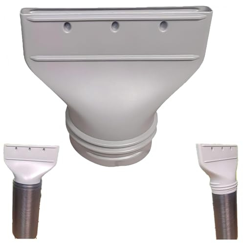Adattatore scarico condizionatore portatile 130 mm/150 mm – Raccordo tubo aria condizionata universale – Compatibile con uscita finestra domestica, facile da installare (A)