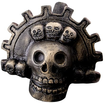 Silbato de la muerte azteca Calavera Instrumento de Ruidoso Acústico