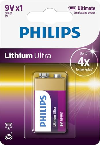 Philips 6FR61LB1A Lithium 9 V Batterie