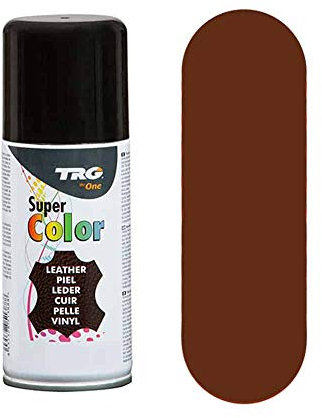 TRG The One Super Color, Sprühfarbe für Lederschuhe, Braun (306 Fashion brown), 150 ml