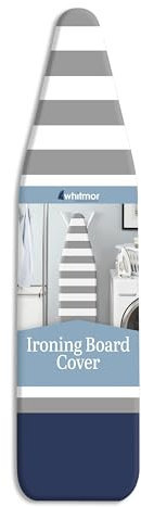 Whitmor, 6467-100, copriasse da stiro resistente alle fiamme, con imbottitura, Happy Thoughts