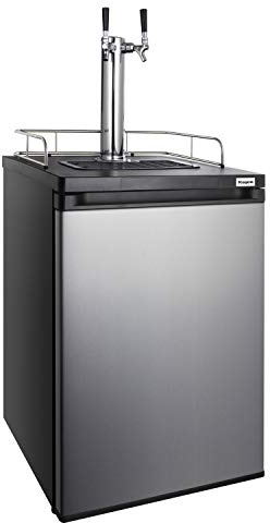 Kegco HBK209S-2 Keg Dispenser, stainless steel,2 Faucet without Kegs