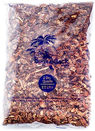 Bonsai Jack 1/4 Inch Douglas Fir Bark Fines, 2 Quarts