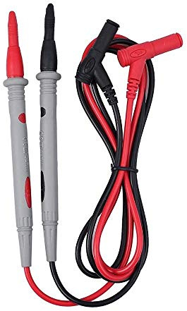 Aofan Multimeter-Messleitungen mit Prüfspitzen & 4mm Bananensteckern (20A/1000V, 110cm, 2er-Set)