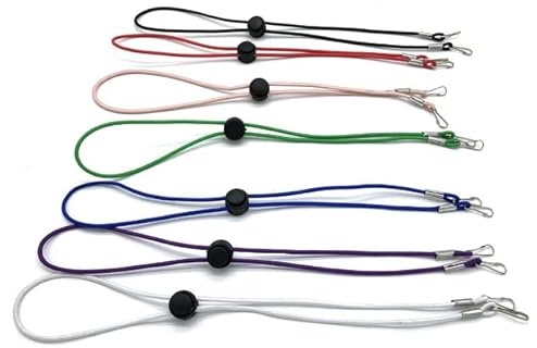 10 Stück Schlüsselband-Verlängerungs-Ohrschoner, verstellbarer Riemenhalter, Heimwerkerzubehör, Nähen, elastisches Band, zufällig senden
