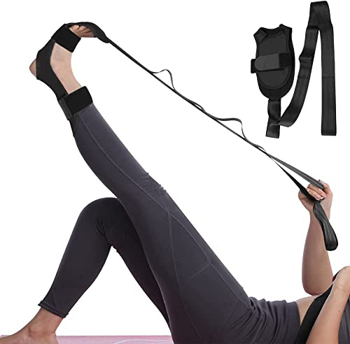 Yoga Stretching Strap, Ligament Stretch Gurt, Band Stretching Gürtel,Gymnastikband Yogagurt,Dehnungsband Gymnastik Gurt mit Schlaufen,für Bein Training,Fitness,Tanz,Gymnastik