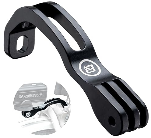 ROCKBROS Fahrradlicht-Halterung für Vordergabel, Fahrrad-Frontlicht-Halter Verlängerung für Vordergabel für Falträder, Brompton Fahrradzubehör