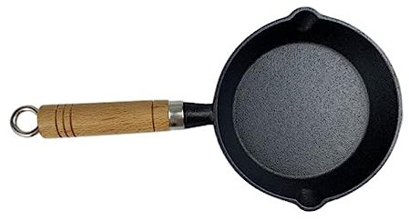 Mikinona Mini Frying Pan 10cm Non-Stick Small Egg Pan Compact Kitchen Gadget for Gas and Induction Stove