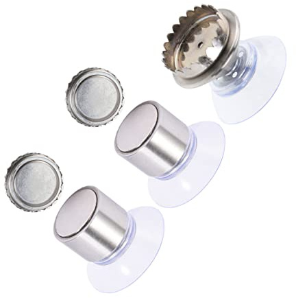 Magnetische Seifenablage 3 Stück aus Edelstahl mit Magnet | Silber, für Badezimmer und Küchen, Rostfrei und Hält Seife Trocken für Längere Nutzung