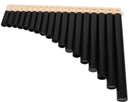 OFFIGAM Panflöte 16-röhrig Kunststoff für Anfänger und Profis Traditionelles Chinesisches Windinstrument für Schulmusik Unterricht und Aufführungen