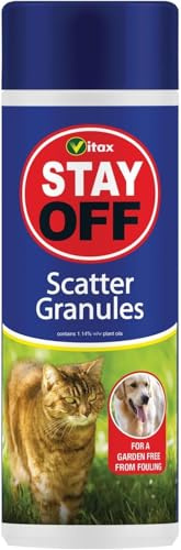 Garden Animal Repellent Granules 600g — Natural Multi-Animal Deterrent Discourages Cats, Rabbits and Foxes from Lawns, Flower Beds and Garden Borders, Humane, Non-Toxic, Weather-Resistant Outdoor Use