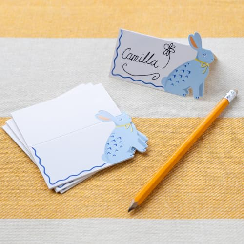 Talking Tables 12 x Easter Bunny Place Card Holders for Spring Table Styling Easter Lunches Family Gatherings Seasonal Celebrations Dinner Parties and Name Place Settings Plastic Free 9cm x 9cm