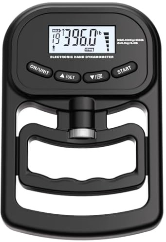 Dynamometer Handstyrka, Handgreppstestare Med Lcd-display, 0-120 Kg, Smart Lagringsräknare, Lämplig För Träning För Alla åldersgrupper