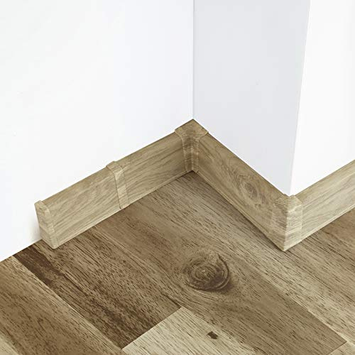[DQ-PP] Zócalo de PVC Laminado Belweder - 2 Metros, 55 mm - Rodapiés Decorativos de Plástico
