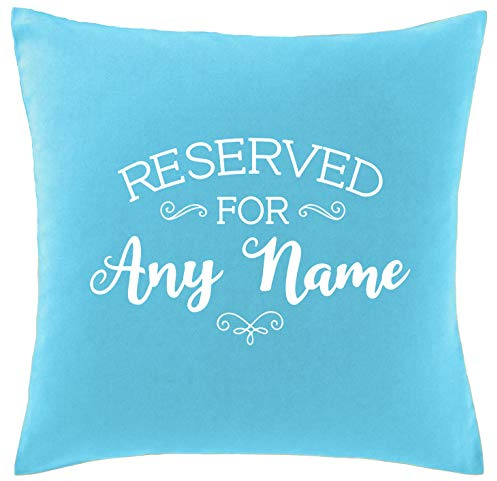 Hippowarehouse PERSONALISED reserved for any name Printed bedroom accessory cushion cover case 41x41cm