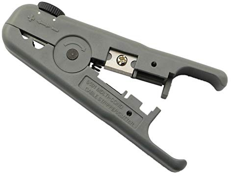 ZRM&E Coaxial Cable Stripper Rotary Stripper 180 x 56 mm Manual Wire Stripper for All Kinds of Telephone Line and Network Cable