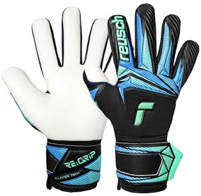 Reusch Profi Torwarthandschuhe Herren | haltbarer Grip mit 2-Schicht-Latex | präzise Passform, atmungsaktiv, für Training & Spiel, geeignet für Kunstrasen & Naturrasen, Größe 7,5-11, Attrakt RE:GRIP NC