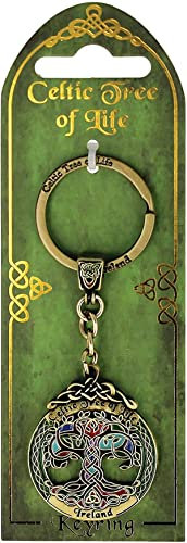 Shamrock Gift Company - Keltische Schlüsselanhänger, Keltischer Baum des Lebens – Irland, One size