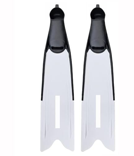 Trainingsflossen Tauchflossen Freitauchen Speerfischen Freitauchen Lange Flossen Schwimmflossen ( Color : White , Size : 39-40 )