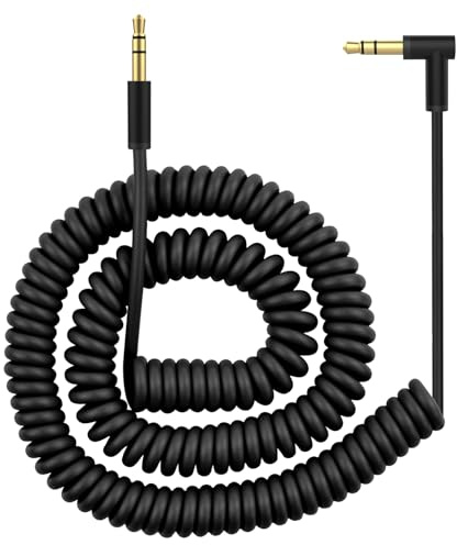 Studio3 Coiled Audio Cable 3.5mm to 3.5mm Aux Extension Cord for Beats by Dr Dre Solo4 /Solo3 /Solo 2 /Studio 2 3 Pro, Solo HD, Executive, Mixr, Pro, Detox, Wireless Headphones (2-9FT)