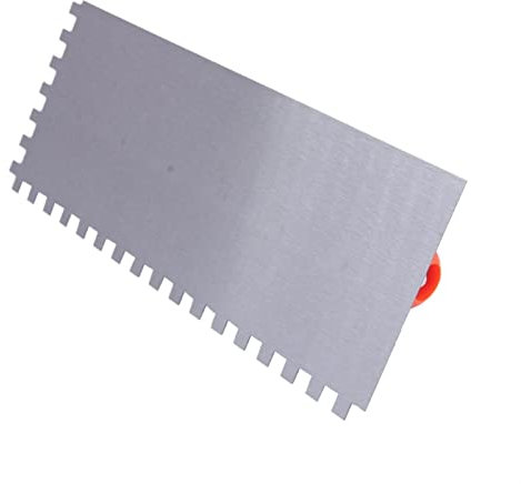 llana de enyesado llana de acero inoxidable Paleta apuntadora Paleta de enlucido de acero al carbono con forma de diente con mango de plástico TPE TPR Paleta de enlucido con mango de madera Pala de ac