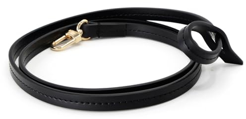 banbeln Bag Strap Leather Replacement Straps Adjuster Shoulder Bags Straps (Black,Length100cm)