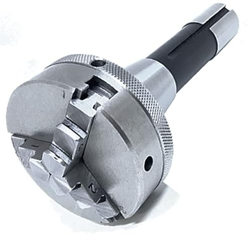 50 mm Drehfutter, 3 Backen, selbstzentrierend, mit R8-Schaftbogen, hergestellt in Indien