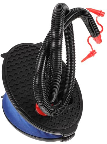 KITANDOVE Doppelte Fußluftpumpe Für Schwimmringe Und Luftmatratzen Tragbare Langlebige Fußpumpe Für Camping Und Outdoor-aktivitäten Leicht Und Einfach Zu Bedienen