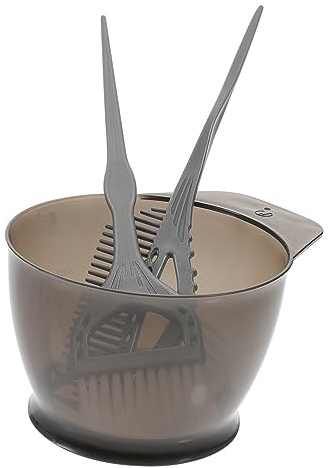 NOLITOY 3pièces Kit De Capillaire Ensemble Outils De Avec Bol Pinceau Et Peigne Accessoires Pour à