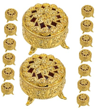 Beavorty Elegante Geprägte Süßigkeitenboxen Für Hochzeiten – 15 Geschenkbehälter Für Party-snacks Dekorative Süßigkeitenhalter