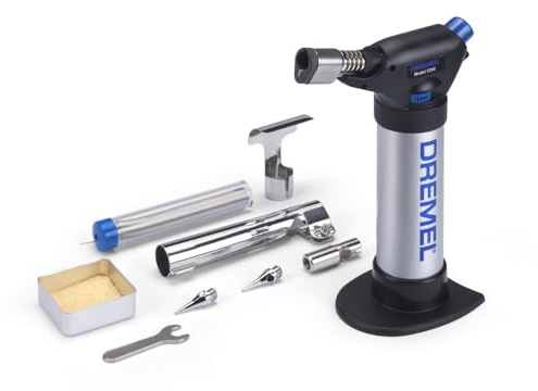 Dremel VersaFlame Multi-Function Butane Torch - Ideal for Hobbyist and Professional Uses in Soldering, Welding, and Heat Blowing (2200-5)