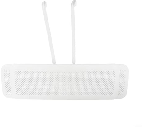 Gdfnmogo Deflector de pared con cierre de salida de viento, color blanco, 5692 x 17 cm