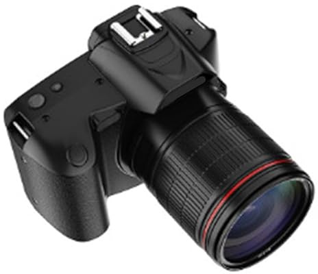 NiuLumea D5 - Fotocamera digitale SLR con zoom 16X anti-shake, per doppi obiettivi e touchscreen da 3, compatibile con telecomando, colore: nero