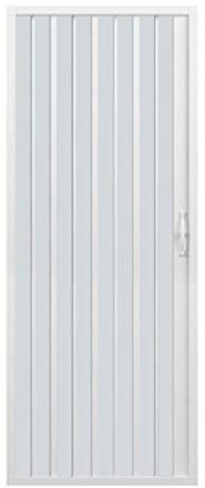 Porta Doccia 90 CM in PVC MOD. Vergine con Apertura Laterale Bianco Pastello